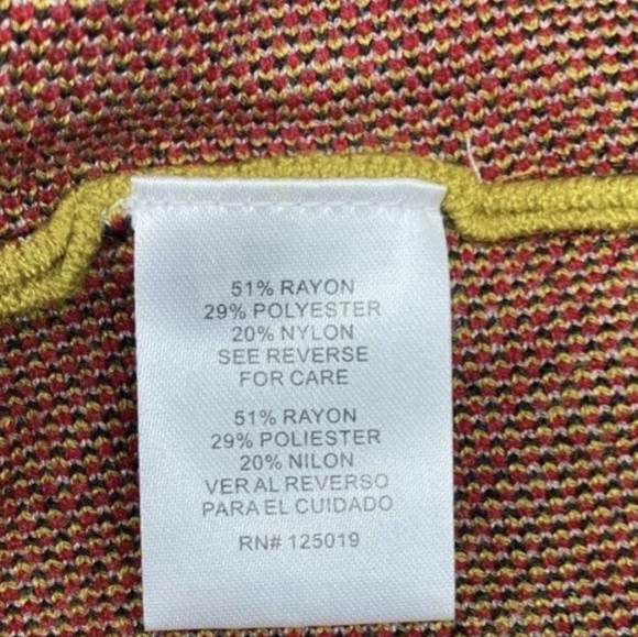 Joseph A Poncho Turtleneck Sweater Multicolor Size L NWT MSRP $78 - Picture 4 of 5